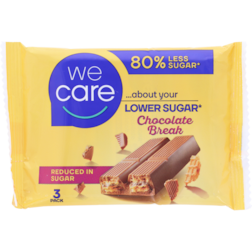 WeCare Lower Carb Chocolate Break - 64,5g