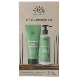 Urtekram Coffret Cadeau 'Wild Lemongrass' (Lotion 245ml + Gel Douche 200ml)