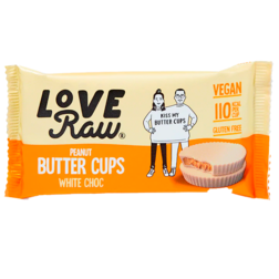 LoveRaw Peanut Butter Cups White Chocolate - 2 x 17g