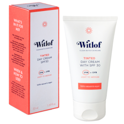 Witlof Skincare Tinted Day Cream SPF30 - 50ml