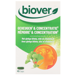 Biover Geheugen & Concentratie - 45 capsules