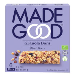 MadeGood Granola Bar Mixed Berry - 24g