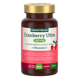 Holland & Barrett Cranberry Ultra 250mg + Vitamine C - 90 capsules