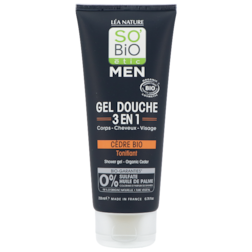 So'Bio étic Men Shower Gel 3-in-1 Organic Cedar - 200ml