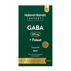 Holland & Barrett Expert GABA + Folaat Liposomaal – 120 kauwtabletten