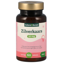Holland & Barrett Zilverkaars 50mg - 60 tabletten