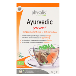 Physalis Ayurvedic Power Kruideninfusie Bio - 20 theezakjes