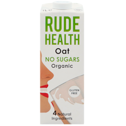 Rude Health No Sugars Oat Bio - 1L