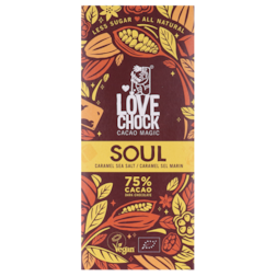 Lovechock SOUL Caramel Sea Salt 75% Cacao - 70g