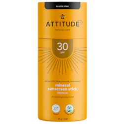 Attitude Bâton Solaire Minéral SPF30 Tropical - 85g