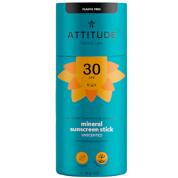 Attitude Mineral Sunscreen Stick Kids SPF30 - 85g