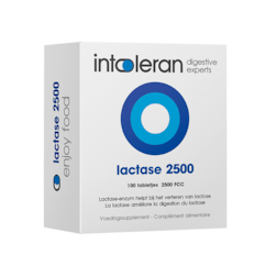 15% korting | Intoleran Lactase 2500 - 100 tabletten