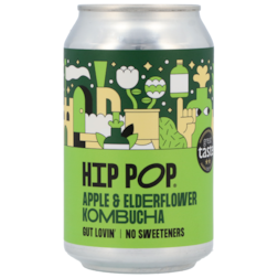 Hip Pop Kombucha Apple & Elderflower - 330ml