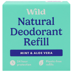 Wild Deodorant Mint & Aloe Navulling - 40g