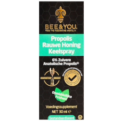 BEE&YOU Propolis Keelspray Rauwe Honing - 30ml
