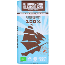 Chocolatemakers Tres Hombres Extreem Pure Chocolade 100% - 80g