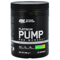 2e product 50% korting | Optimum Nutrition Platinum Pump Pre-Workout Lemon-Lime - 380g