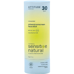 Attitude Sensitive Sunscreen Face Stick Unscented 30 SPF - 20g