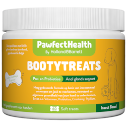 1+1 gratis | Holland & Barrett PawfectHealth Bootytreats Pre- En Probiotica - 60 soft treats