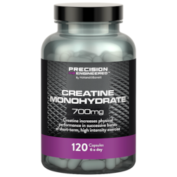 1+1 gratis | Precision Engineered Creatinemonohydraat 700mg - 120 capsules