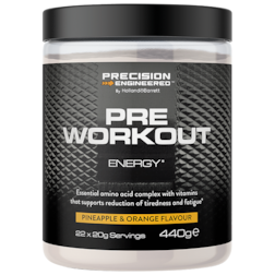 1+1 gratis | Precision Engineered Pre Workout Energy Ananas & Sinaasappel - 440g