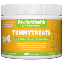 1+1 gratis | Holland & Barrett PawfectHealth Tummytreats Pre- En Probiotica Hond - 60 soft treats