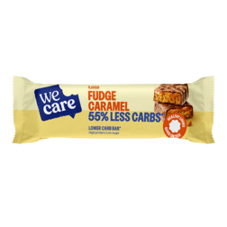 2e product -50% | WeCare Lower Carb Bar Fudge Caramel - 60g