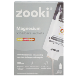 Zooki Magnesium Vloeibare Sachets – 14 Sachets