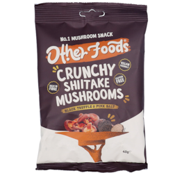 Other Foods Crunchy Shiitake Mushrooms Black Truffle Chips - 40g