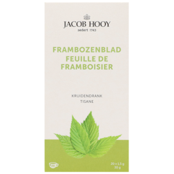 2e product 50% korting | Jacob Hooy Frambozenblad Thee - 20 theezakjes