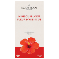 Jacob Hooy Hibiscus Thee - 20 theezakjes
