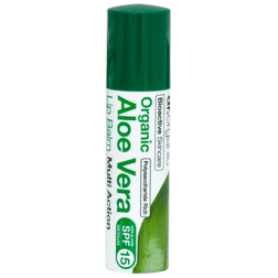 Baume à lèvres Dr. Organic à l'Aloe Vera 5,7 ml
