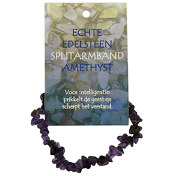 Steengoed Splitkralen Armband Amethyst steengoed kopen in de aanbieding Steengoed Splitkralen Armband Amethyst steengoed kopen in de aanbieding