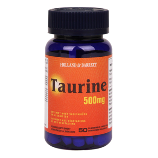 Holland & Barrett Taurine, 500mg (50 Tabletten)