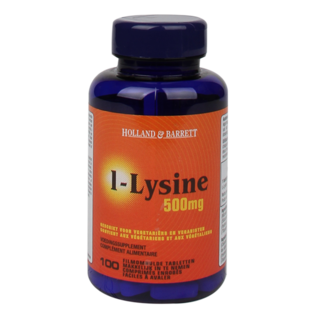Holland & Barrett L-Lysine, 500mg (100 Tabletten)