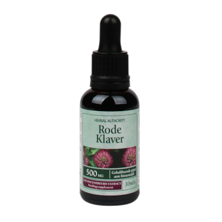 Herbal Authority Rode Klaver Vloeibaar, 500mg (30ml)