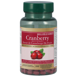 Holland & Barrett Cranberry Met Vitamine C (100 Tabletten)