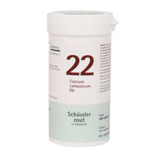 Schüssler Zout 22 Calcium Carbonicum D6 (400 Tabletten)