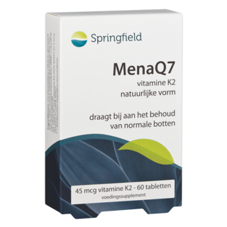 Springfield Menaq7 Vitamine K2, 45 mcg (60 Tabletten)