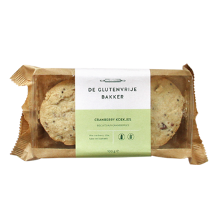 De Glutenvrije Bakker Cranberry Koekjes Glutenvrij