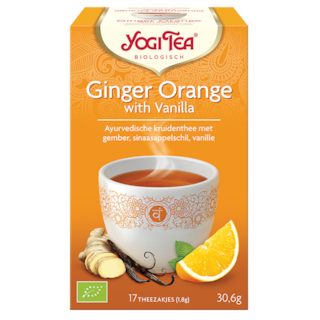 Yogi Tea Ginger Orange With Vanilla Bio (17 Theezakjes)