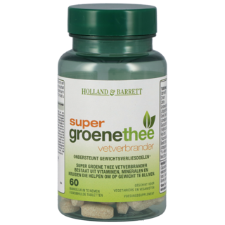 Holland & Barrett Super Groene Thee Vetverbrander (60 Tabletten)