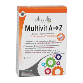 Physalis Multivit A-Z (45 Tabletten)