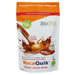 Biotona MacaQuick Instant Cacao Drink Bio (200gr)