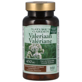 Nature's Garden Valeriaan, 450mg (100 Capsules)