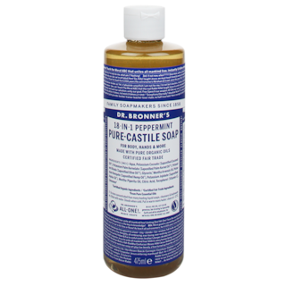 Dr. Bronner's Peppermint Vloeibare Zeep - 475ml