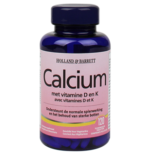 Holland & Barrett Calcium + Vitamine D & K (120 Tabletten)