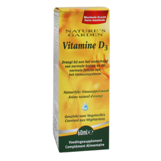 Nature's Garden Vitamine D3 Vloeibaar (60ml)