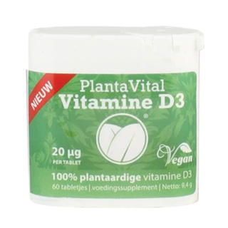 Vedax PlantaVital Vitamine D3 (60 Tabletten)