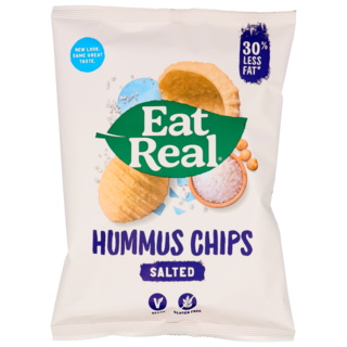 Eat Real Chips d'houmous au sel de mer 45 g